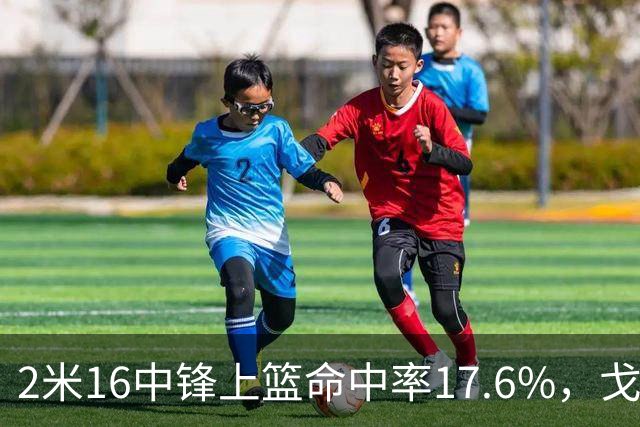 2米16中锋上篮命中率17.6%，戈贝尔这场4投0中